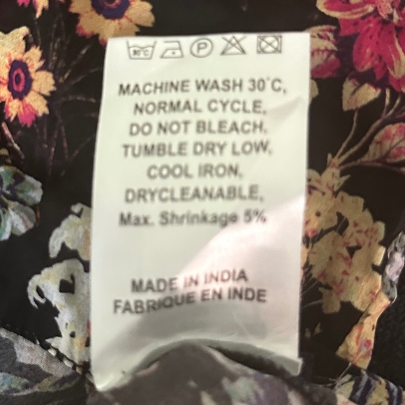 Anthropologie Rdalamal Multicolour Floral Long Sleeve Top - Size 10. NWOT. - Picture 13 of 13